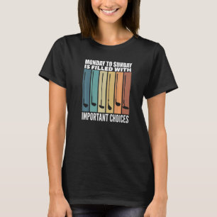Camiseta Segunda-feira a Domingo está cheia de escolhas imp