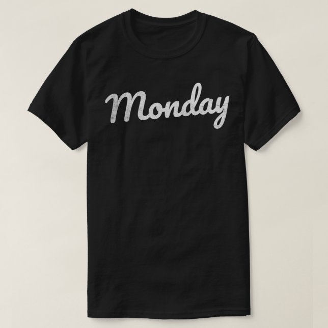 Camiseta Segunda-feira Diversão da Semana do Ódio Monda (Frente do Design)