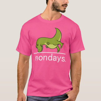 Camiseta Segunda-feira Presente - T Rex Presente - Segunda-