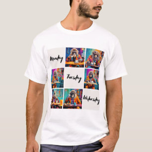 Camiseta Segunda-feira Quarta-feira