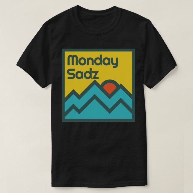 Camiseta Segunda-feira Sadz (Frente do Design)