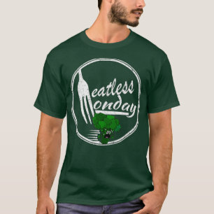 Camiseta Segunda-feira sem carne, 1rua, Etapa Vegetariana D