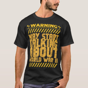 Camiseta Segunda Guerra Mundial História Engraçada História
