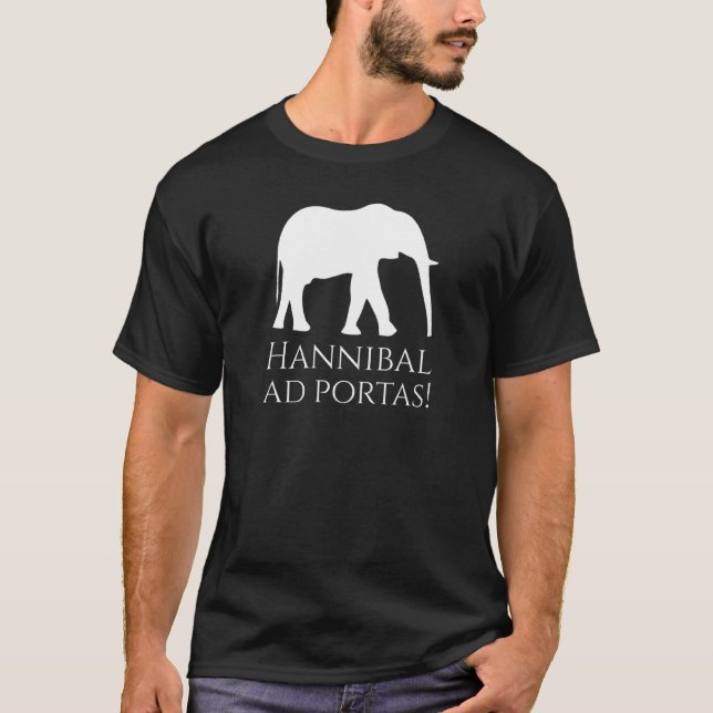 Camiseta Segunda Guerra Punida Aníbal Ad Portas Carthagini (Frente)