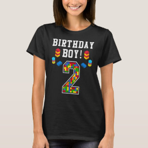 Camiseta segundo aniversário 2 Anos De Idade Crianças De Bl