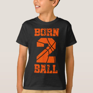 Camiseta segundo aniversário Basball Jersey Tee Dois Anos