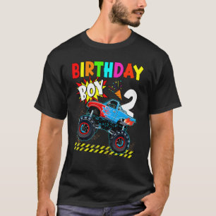 Camiseta segundo aniversário Boy Blaze de 2 anos Bd de cami