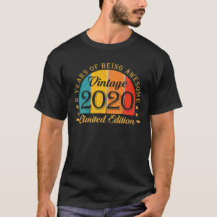 Camiseta segundo aniversário de 2 anos de idade, Gift Vinta
