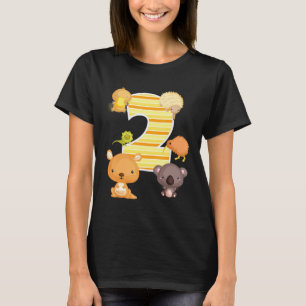 Camiseta Segundo aniversário de Animais da Austrália Kangar
