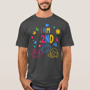 Camiseta segundo Aniversário de criança Dia das Crianças pa