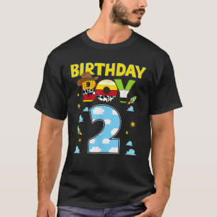 Camiseta Segundo aniversário de Garoto de Aniversário da Fa