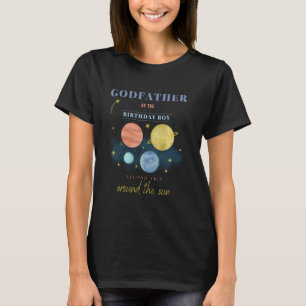 Camiseta Segundo aniversário De Padrinho Segunda Viagem Em