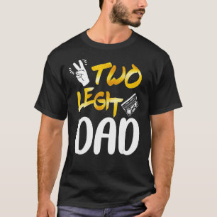 Camiseta Segundo aniversário do Mens Hip Hop Tema de Dois L