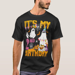 Camiseta segundo aniversário Fantasma Pumpkin Halloween