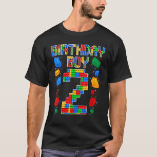 Camiseta segundo aniversário Master Burl 2 Anos Antigo Bloc