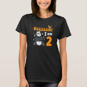 Camiseta segundo aniversário Panda Pensou Festa de aniversá