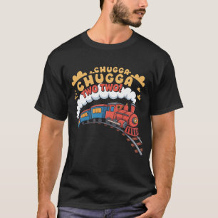 Camiseta segundo aniversário Rapaz Chugga Chugga Dois Todd
