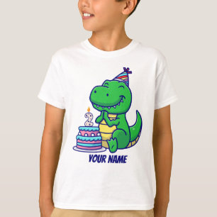 Camiseta Segundo aniversário T-Rex