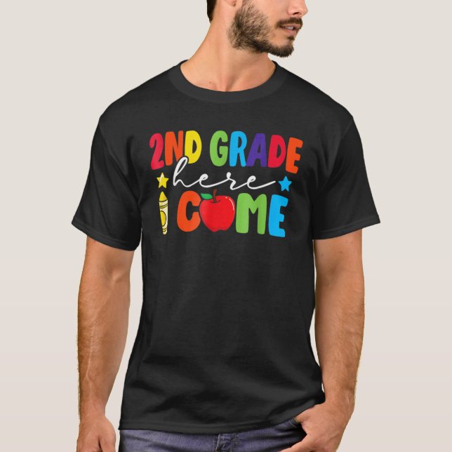 Camiseta segundo Aqui Eu Vim Crianças De Volta À Escola (Frente)