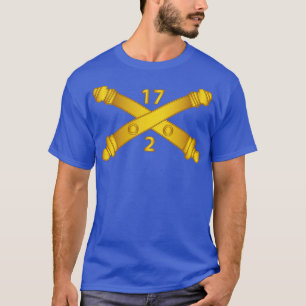 Camiseta segundo Bn 17th Field Artillery Regt wo Txt