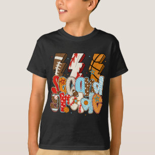 Camiseta segundo Boys Lightning Bolt Futebol Baseball Ba