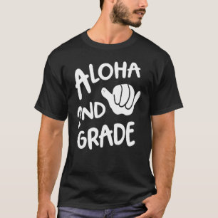 Camiseta Segundo De Aloha De Volta À Escola Hawaii Shaka Le