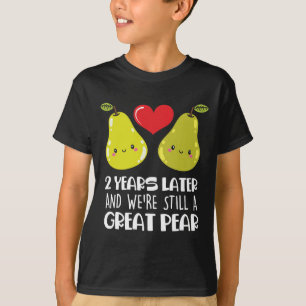 Camiseta segundo De  De Aniversário Presente Casado Casal 