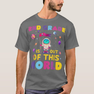Camiseta segundo De Grau Está Fora Deste Astronauta Mundial