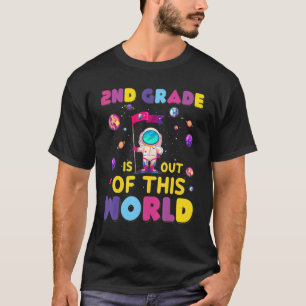 Camiseta segundo De Grau Está Fora Deste Astronauta Mundial