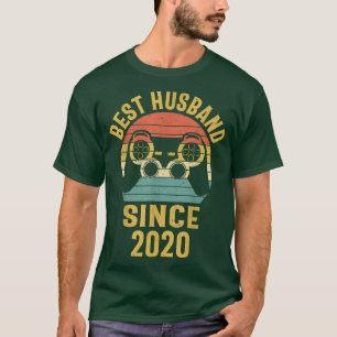 Camiseta Segundo de Mens Casamento Aniversário Melhor Marid