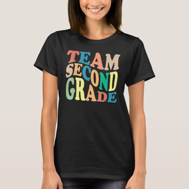 Camiseta Segundo De Segundo Grau Da Equipe De Volta Ao Ensi (Frente)