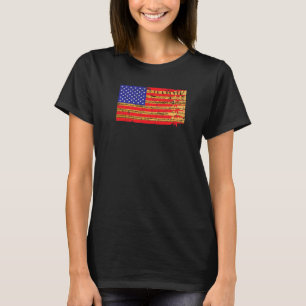 Camiseta segundo Emenda Semi Automático Rifle - Bandeira Am