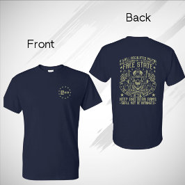 Camiseta segundo Emenda Skull T Shirt