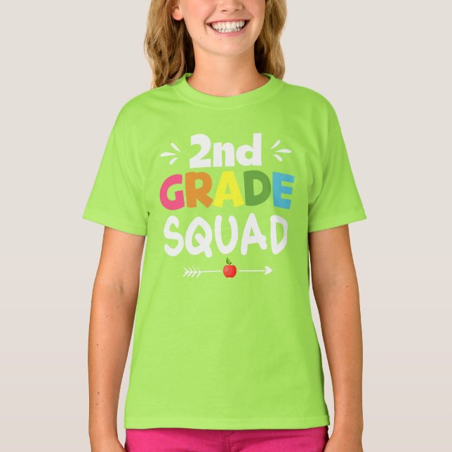 Camiseta segundo Grade Squad Girl (Frente)