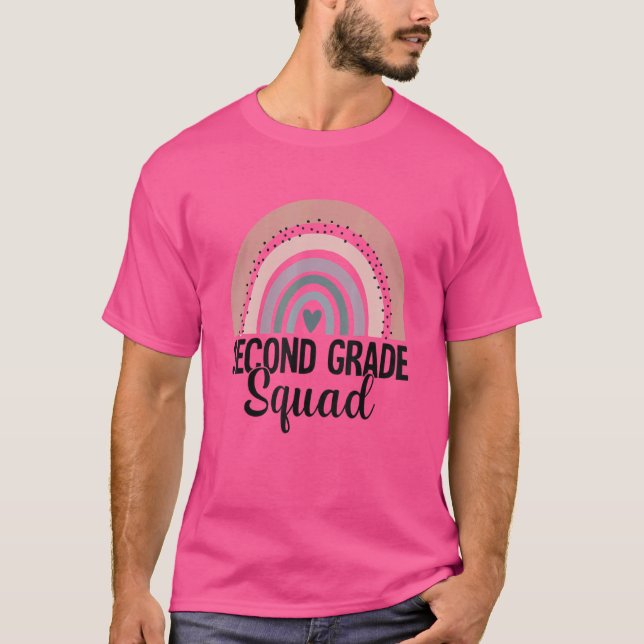 Camiseta Segundo Gráfico de Segundo Grau Grau Arco-Íris For (Frente)