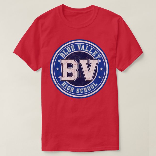 Camiseta Segundo grau Blue Valley Vestido (Frente do Design)