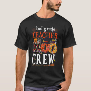 Camiseta segundo Grau Boo Professora Crianças do Halloween 
