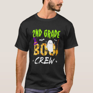 Camiseta Segundo Grau Boo Tripulante Dia de as Bruxas engra