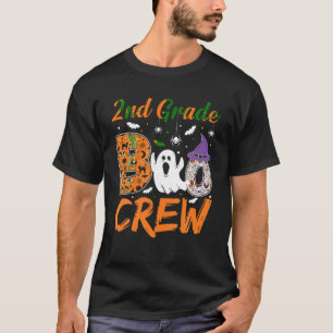 Camiseta segundo Grau Boo Tripulante Estudante do Halloween