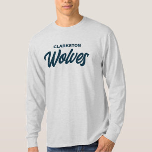 Camiseta Segundo grau Clarkston impresso T-Shirt