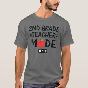 Camiseta Segundo Grau De Professora No Verão Engraçado No D