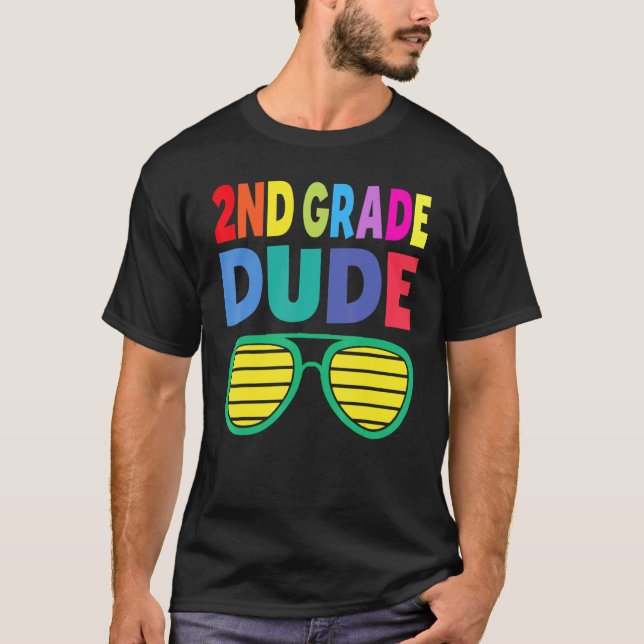 Camiseta Segundo Grau De Regresso Às Escolas De segundo De  (Frente)