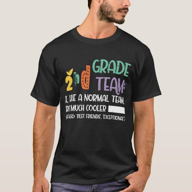 Camiseta segundo Grau Definição De Equipe Docente De Volta  (Frente)