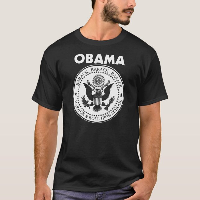 Camiseta Segundo grau do rolo de Barack (Frente)