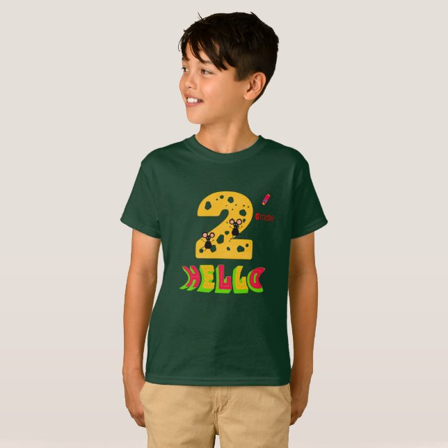 Camiseta Segundo grau e mouses (Frente Completa)