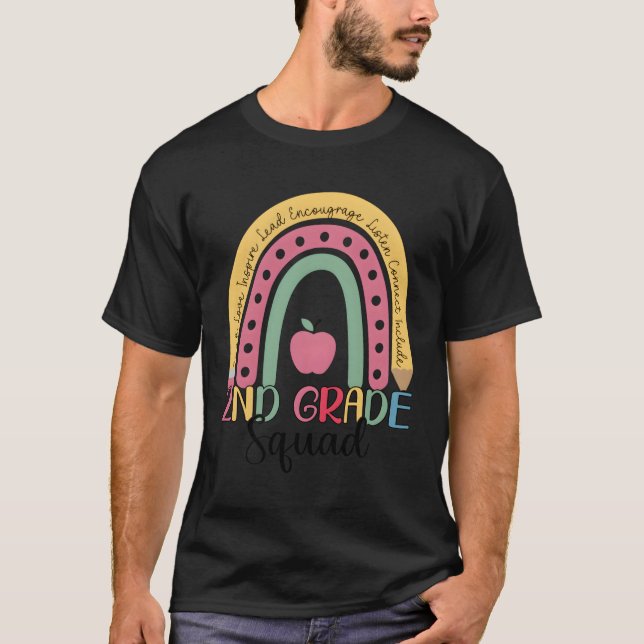 Camiseta Segundo Grau Esquadrão Alô Professor Boho Ra (Frente)