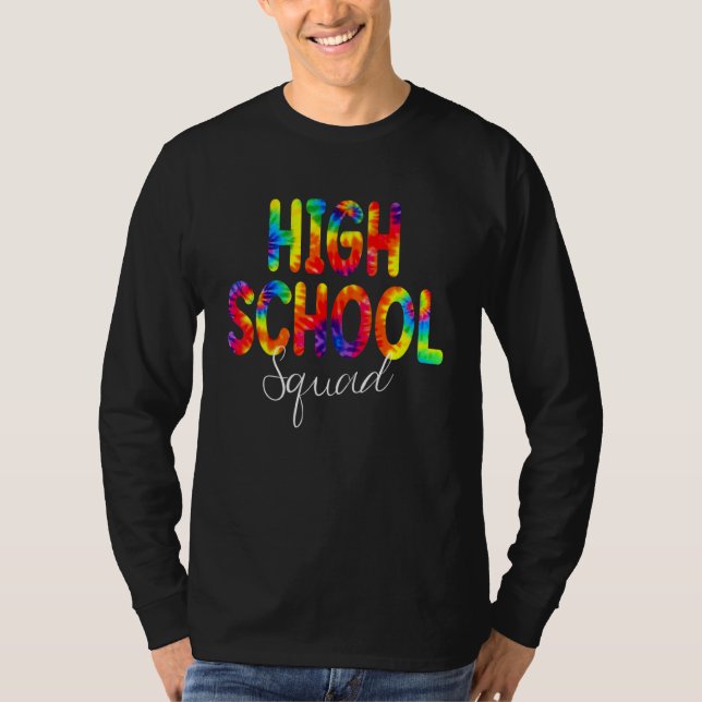 Camiseta Segundo grau Esquadrão Colar De Volta À Apreciação (Frente)