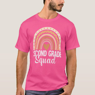 Camiseta Segundo Grau Esquadrão Primeiro Dia Arco-Íris Prof