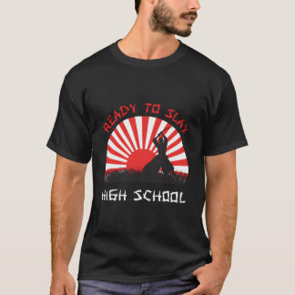 Camiseta Segundo grau Freshman Japonês Sunset Samurai