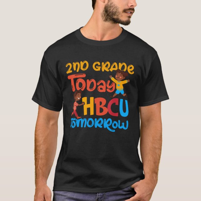 Camiseta segundo Grau Hoje HBCU Amanhã Formando Formando Co (Frente)